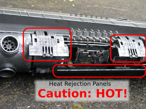 Heat Rejection Plates Warning