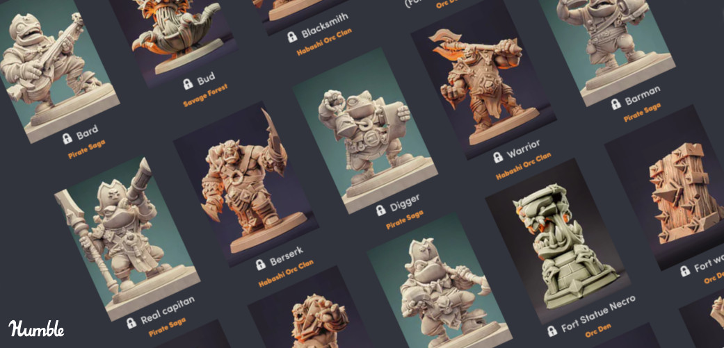 Humble Bundle Tabletop Gaming Model offers