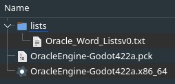 Godot Oracle Engine Files