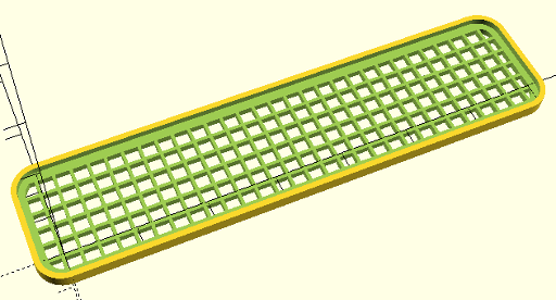Square aperture footplate