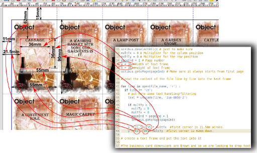 Adjusting text box placement and size