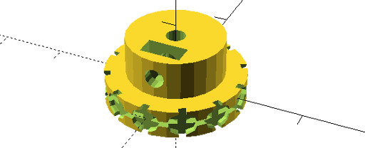 Chainlink Pulley OpenSCAD Rendering