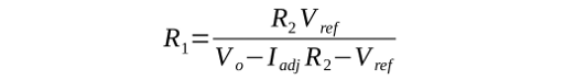 Expression to calculate R1
