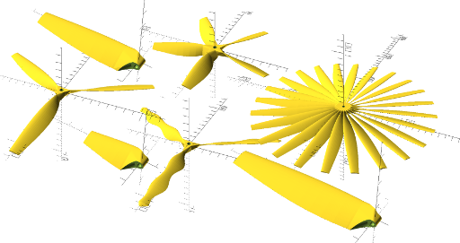 Grab-bag of OpenSCAD props