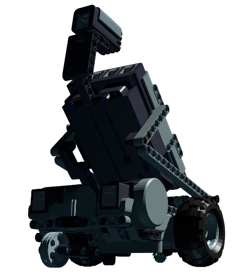 Two wheels and third light wheel