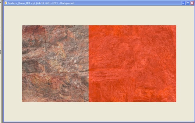 Rectangular Area of about half the working image selected